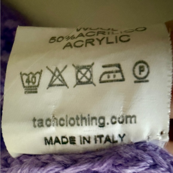 TACH Clothing Begonia Sweater Lavender size Large - Picture 5 of 15